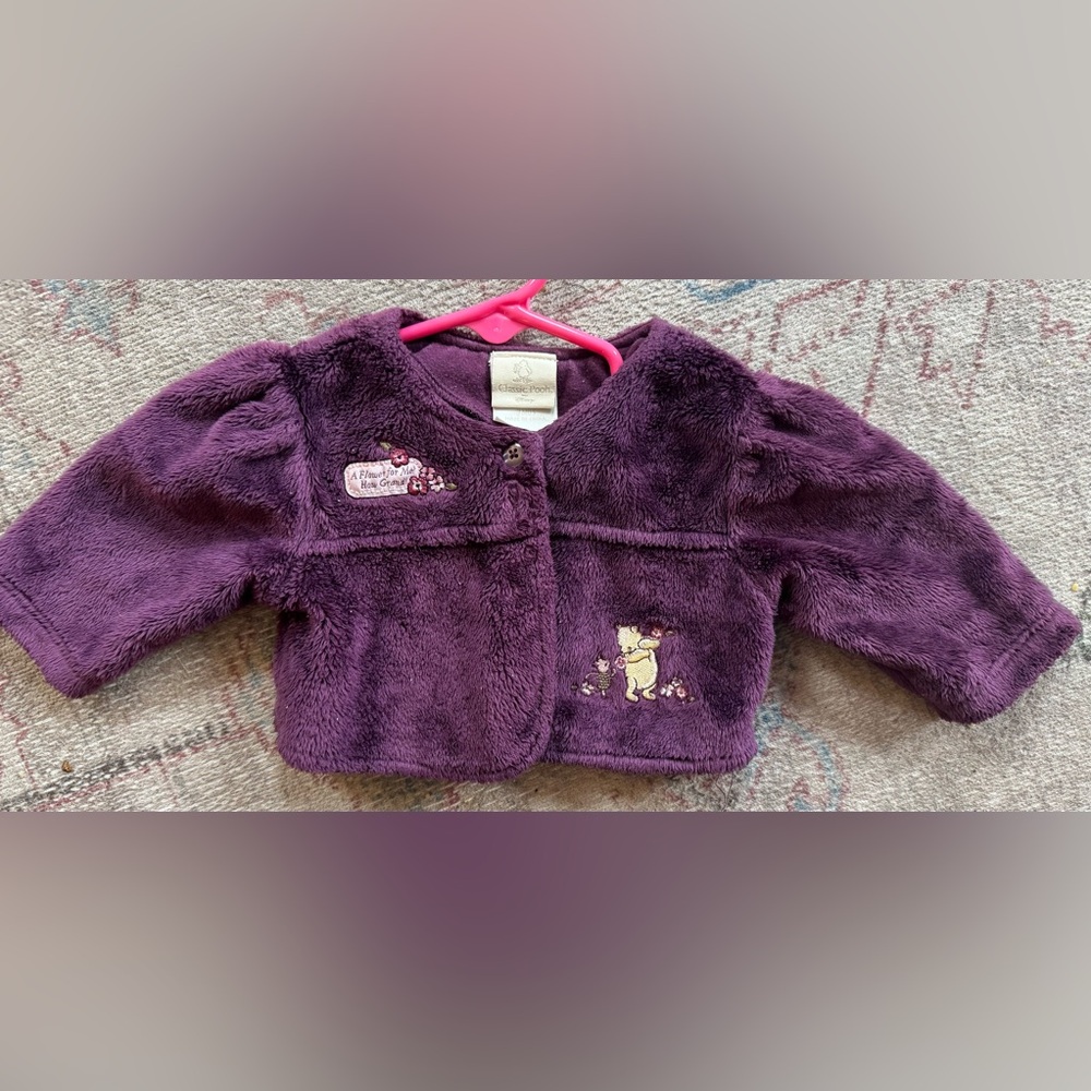 Vintage baby Winnie the Pooh cardigan
